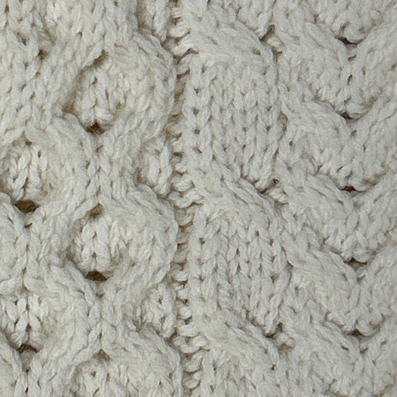 Aran Woollen Mills Cable Knit Cardigan Cream White Irish Wool Sweater Mens L Nwt — image 2 of 8